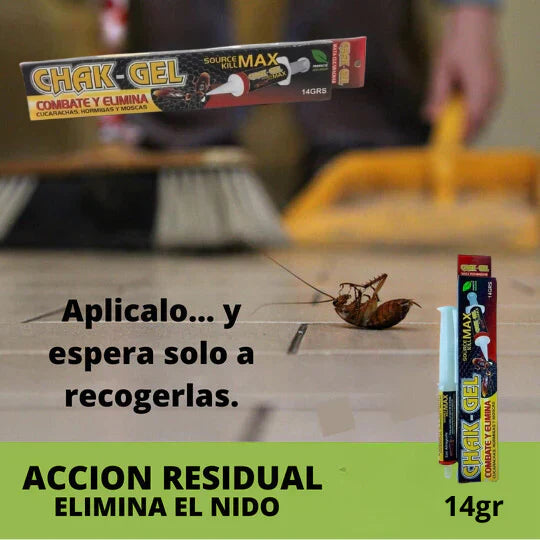 DESHÁGASE DE LOS INSECTOS NO DESEADOS - HAKGEL-EXTERMINADOR DE CUCARACHAS