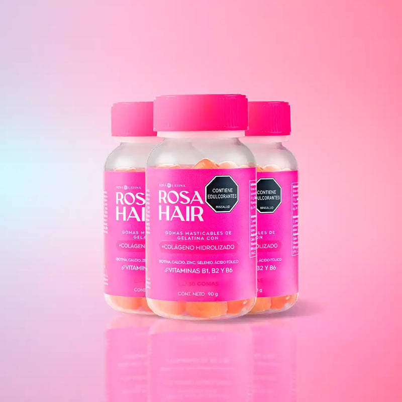 Compra 1 y llévate 3 - Gomitas Multivitaminicas - Devuélvele la vida a tu Cabello, Piel y Uñas
