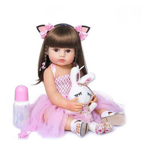 Muñeca Bebe Reborn Real Cuerpo Completo Silicona