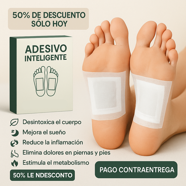 ÚLTIMOS PACKS DISPONIBLES + ENVÍO GRATIS: Adhesivo Inteligente Detox