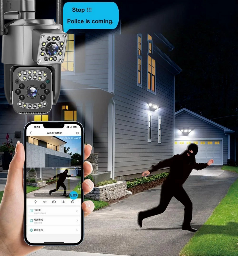 ENVÍO GRATIS SOLO HOY! Zoom Guard: Cámara de Seguridad - 2 en 1 + Memoria ilimitada