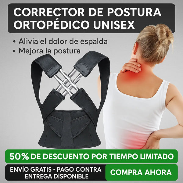 ¡QUEDAN POCAS UNIDADES! - Corrector de Postura Ortopédico