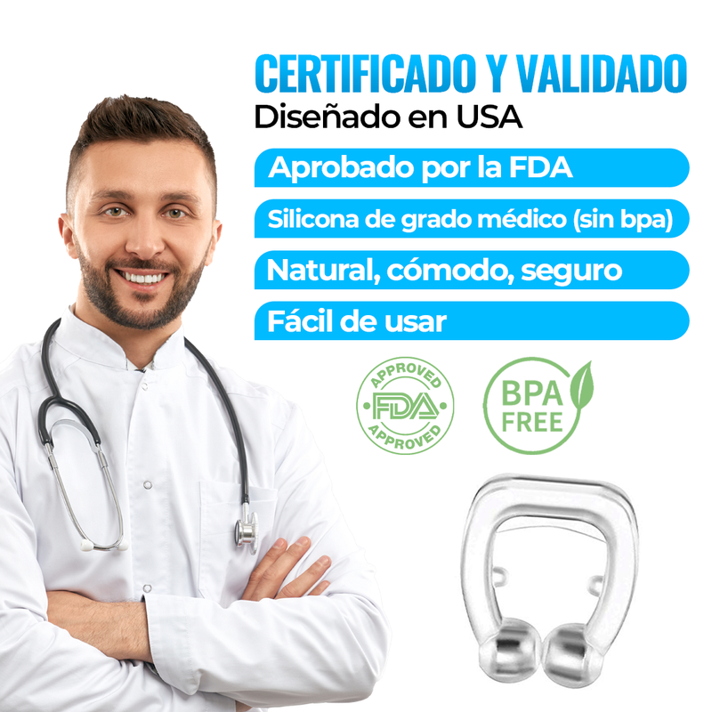 ¡Promoción limitada! - AntiRonq® - Dispositivo Nasal Antironquidos 4X